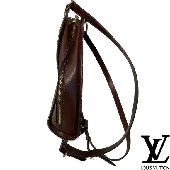 Louis Vuitton Brown Tan Checkered Backpack - Picture 8 of 10